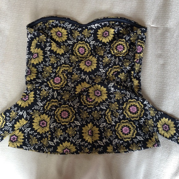 Free people strapless top Size Medium - Picture 3 of 4